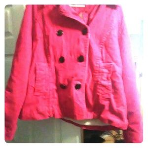 Pink XL Tommy Hilfiger cordorouy jacket